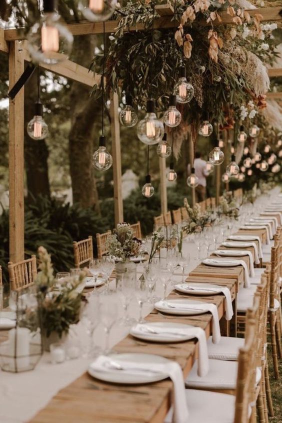 astuces décorations pour un mariage bohème-chic