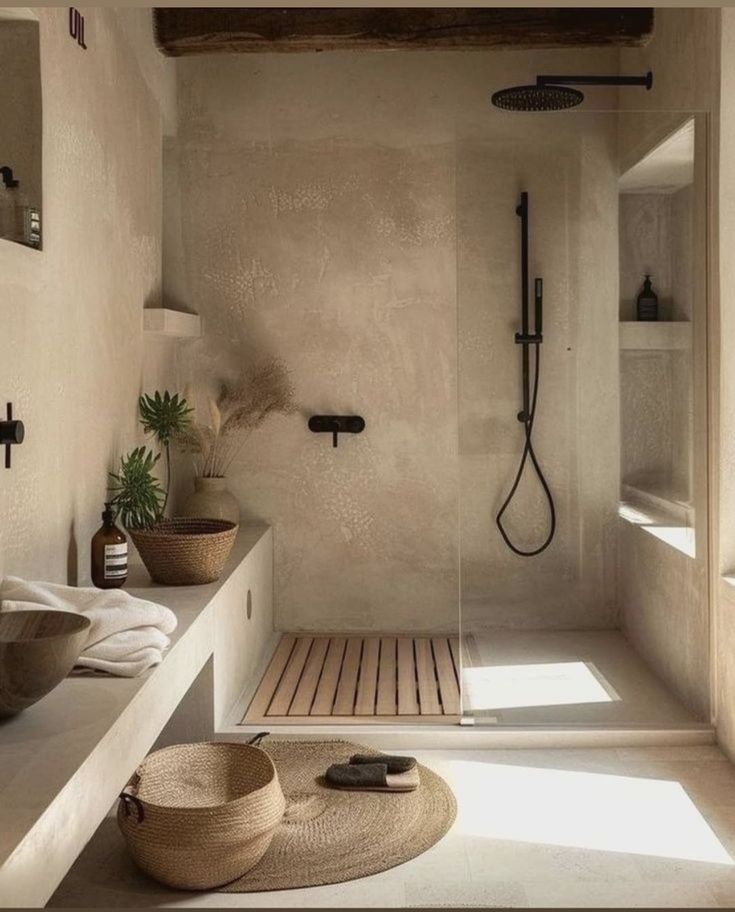 Intégrer le style japandi dans salle de bain