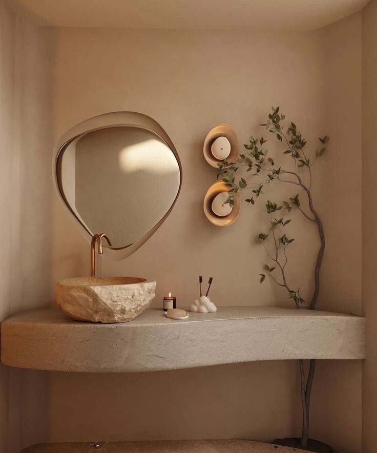 Intégrer le style japandi dans salle de bain