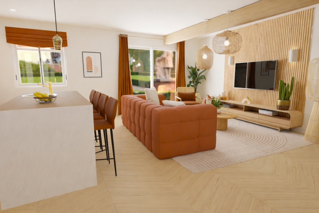 Pièce de vie - Delphine&Romai 2