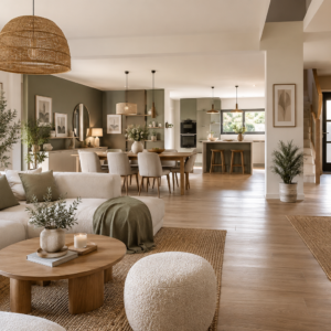 Projet de décoration intérieure de plusieurs pièces