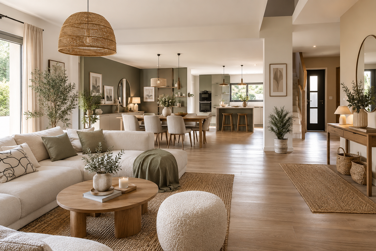 Projet de décoration intérieure de plusieurs pièces