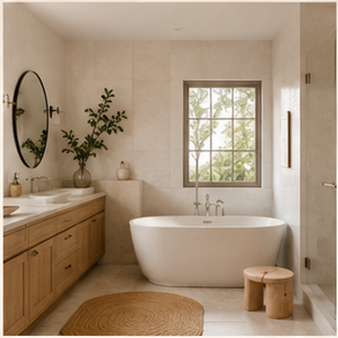Aménagement d'une salle de bain fonctionnelle et élégante