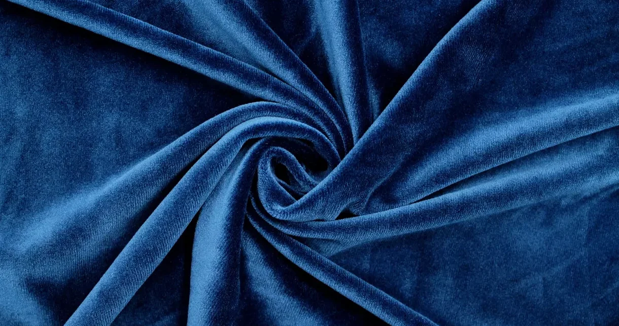 Velours bleu